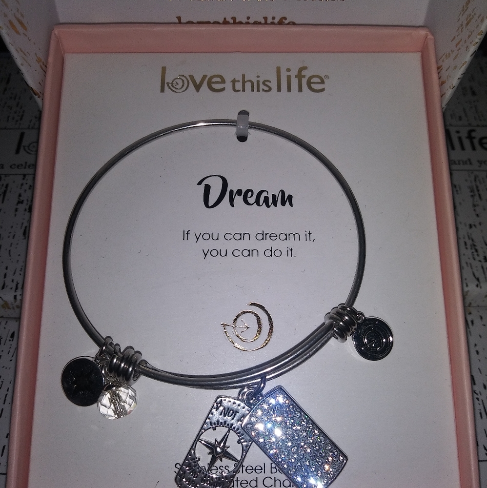 Love This Life bangle bracelets gift box